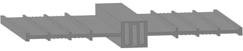 Гидрошпонка ЦД-320К40, ПВХ-П, ширина 320 мм, шов 40 мм