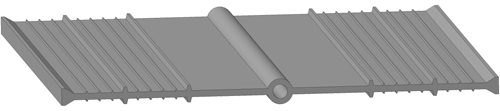Гидрошпонка ЦД-240К15, ПВХ-П, ширина 240 мм, шов 15-20 мм